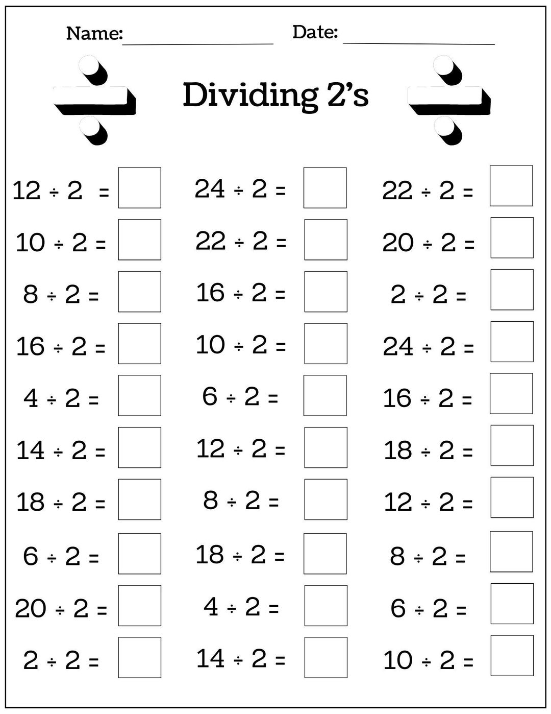 24 Printable Multiplication And Division Worksheets 1 12 Fill In The Blanks With Answer Pages Maths Drills Etsy Australia