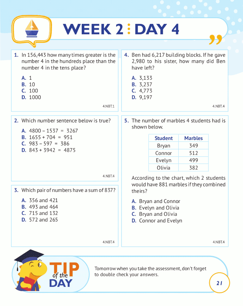 common core math worksheet