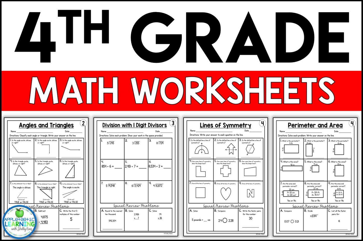 math for fourth graders worksheets