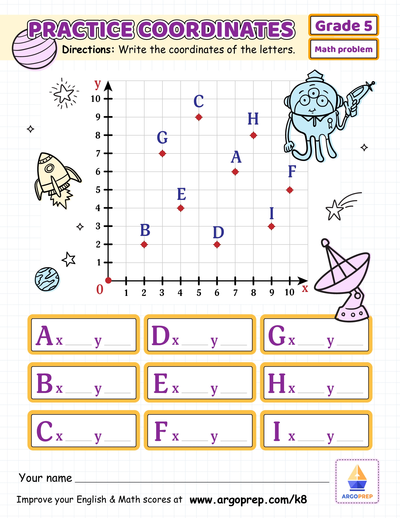 math worksheets for 5th grader