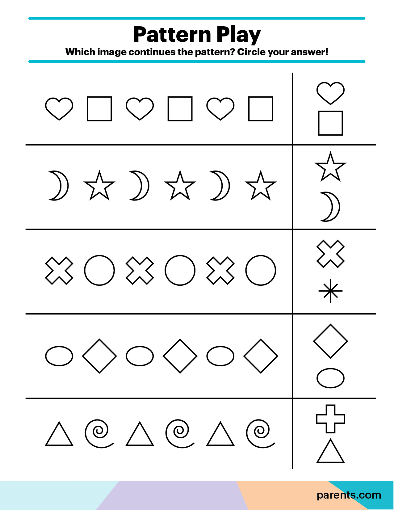 7 Kindergarten Math Worksheets To Print At Home