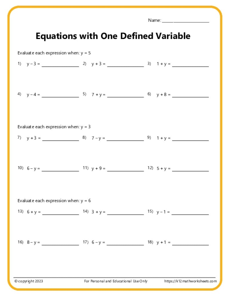 7th grade math worksheets with answers