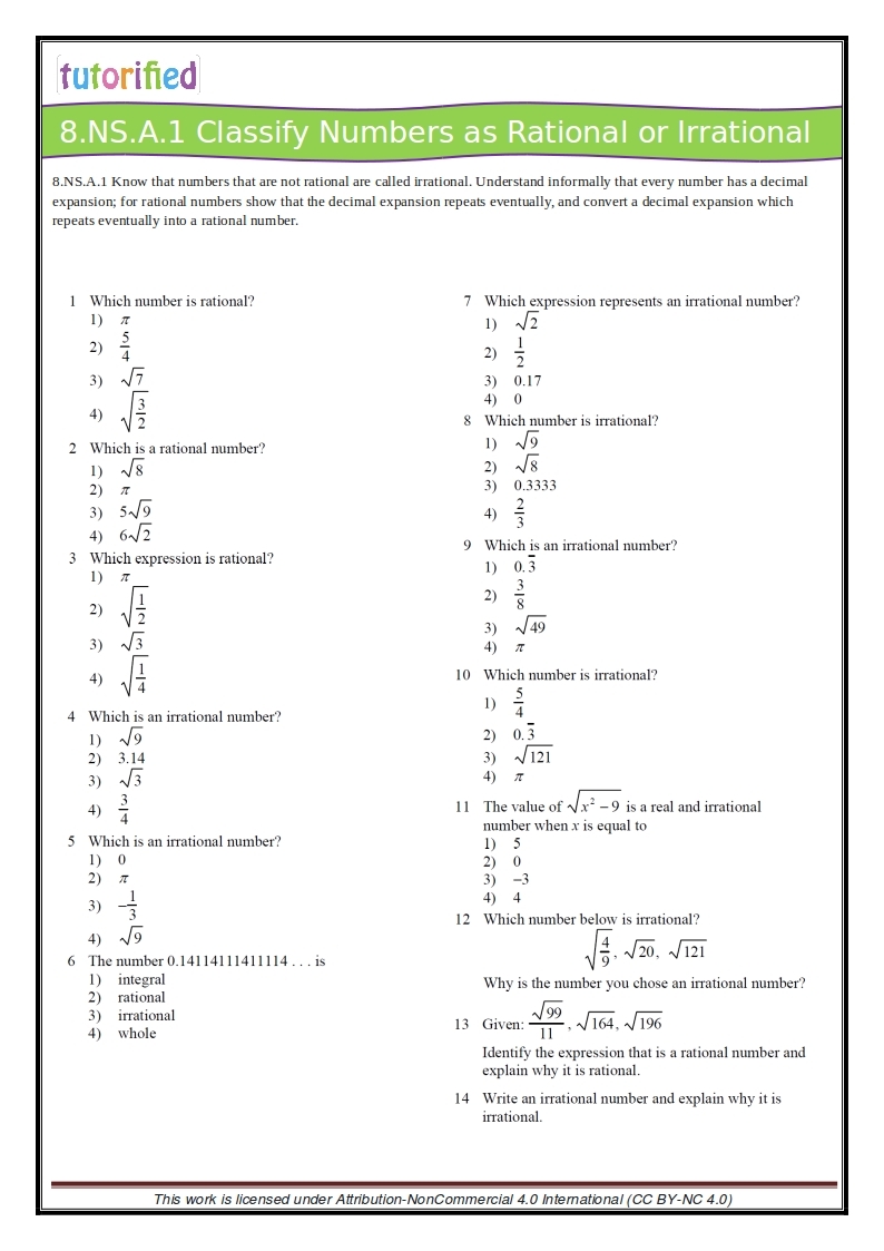 math for 8th graders worksheets