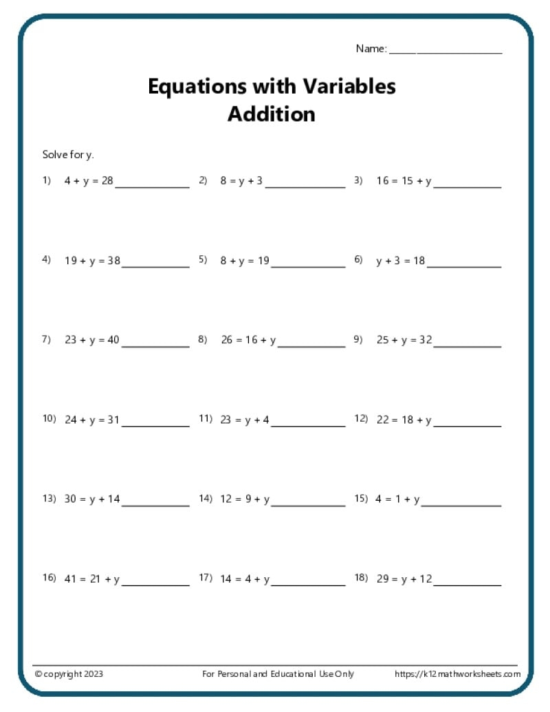 math worksheets grade 8