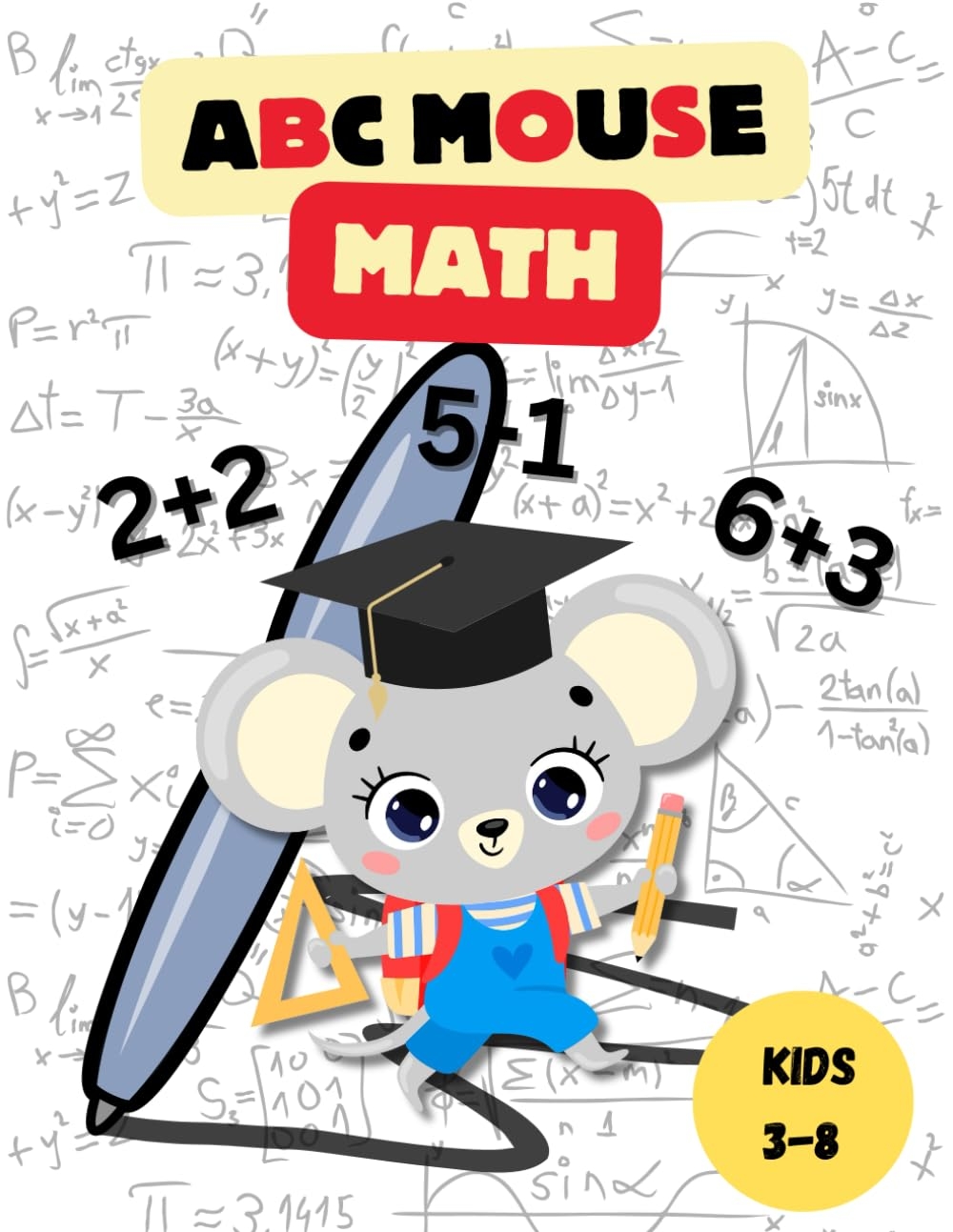 Abc Mouse Math Workbook Preschool Kindergarten Activity For Kids Ages 3 8 Coloring Majk 9798884412446 Amazon Books