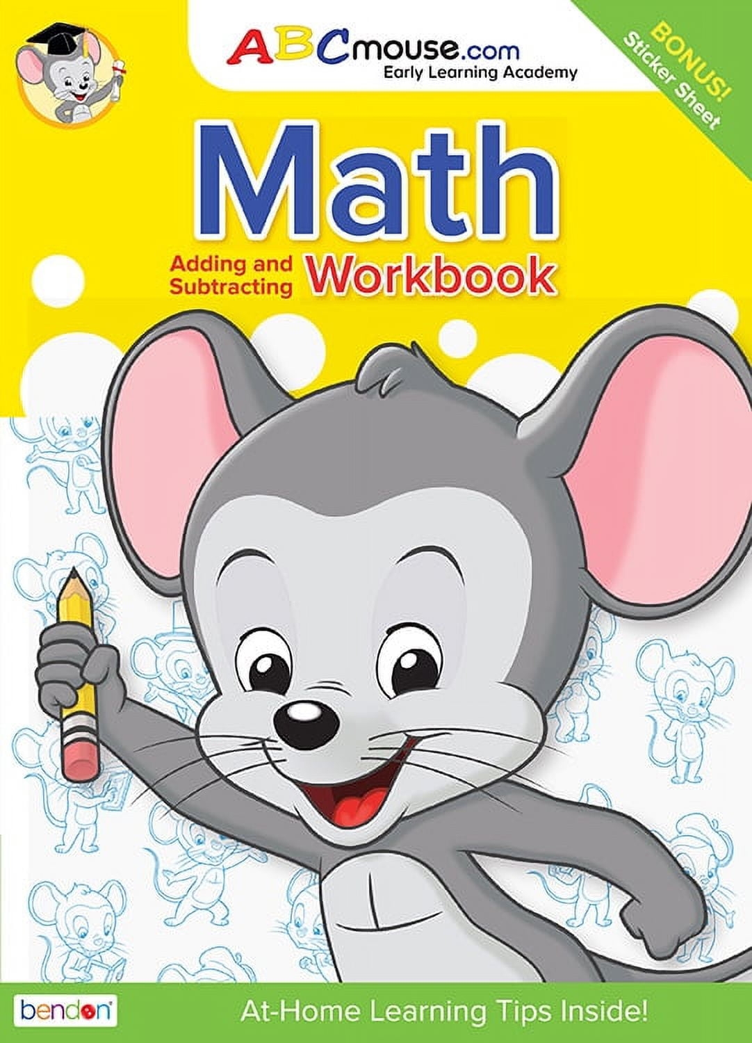 ABCmouse Addition And Subtraction 80 Page Workbook With Stickers By Bendon Publishing Walmart