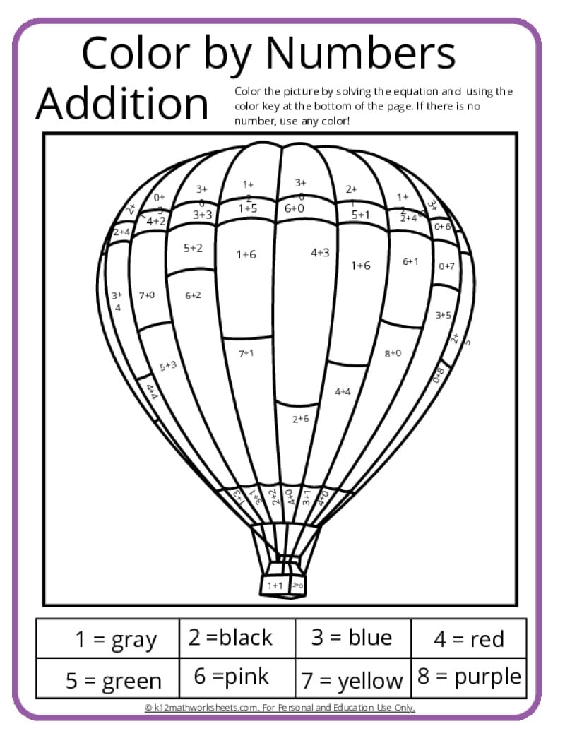 math addition coloring worksheets math addition coloring worksheets