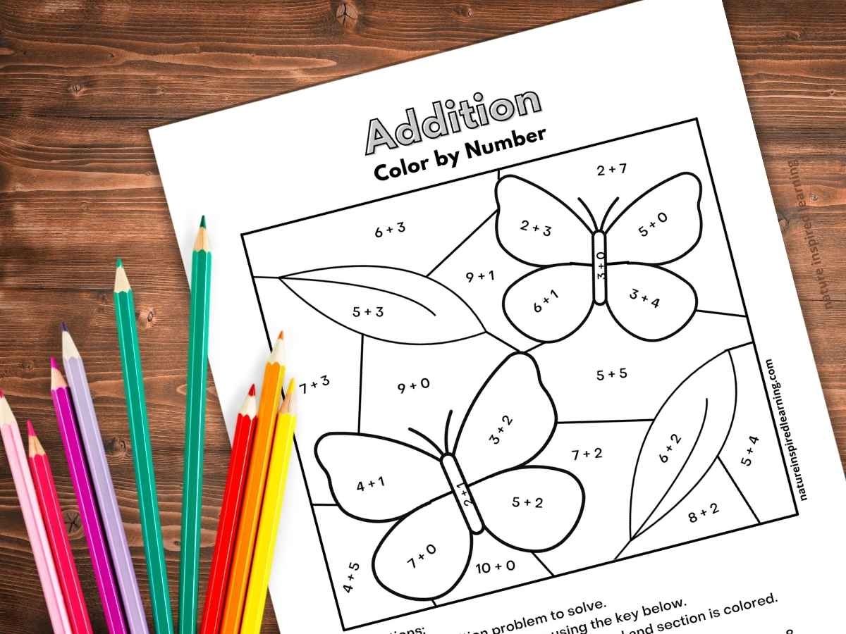 math coloring worksheets printable