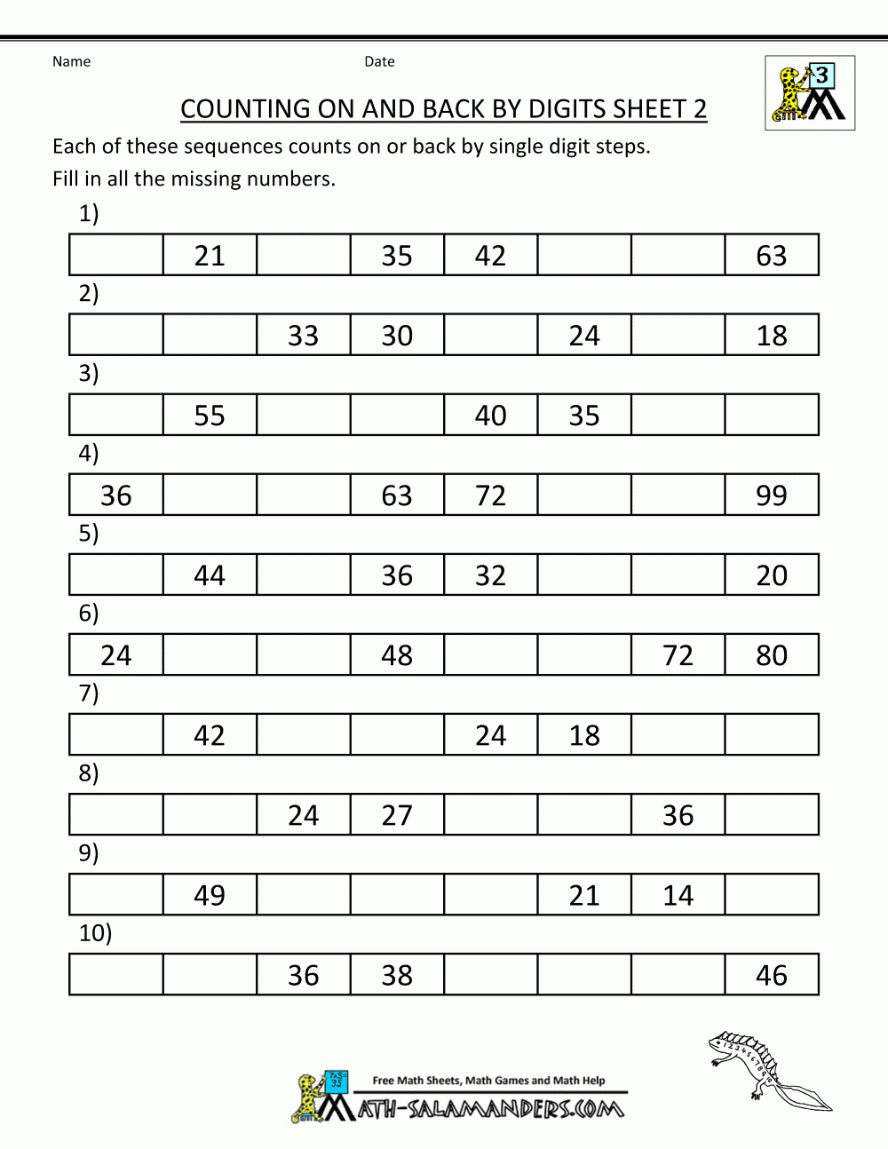 3rd grade math worksheets pdf