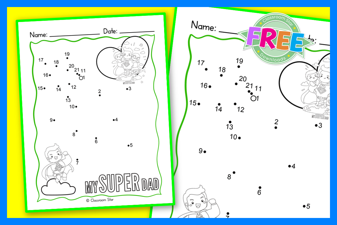 Father s Day Worksheets For Kids Classroom Star Worksheets