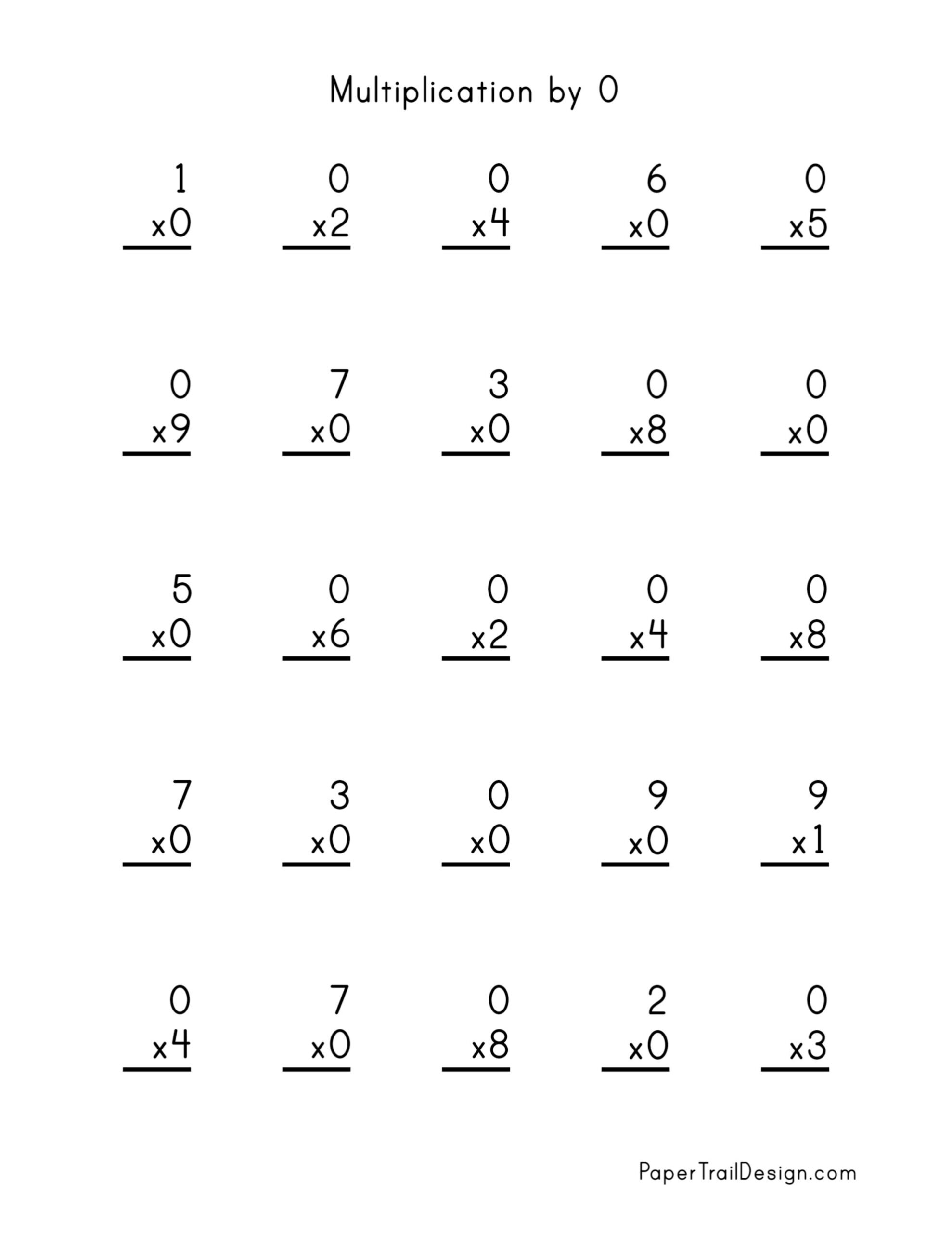 math multiplication worksheets
