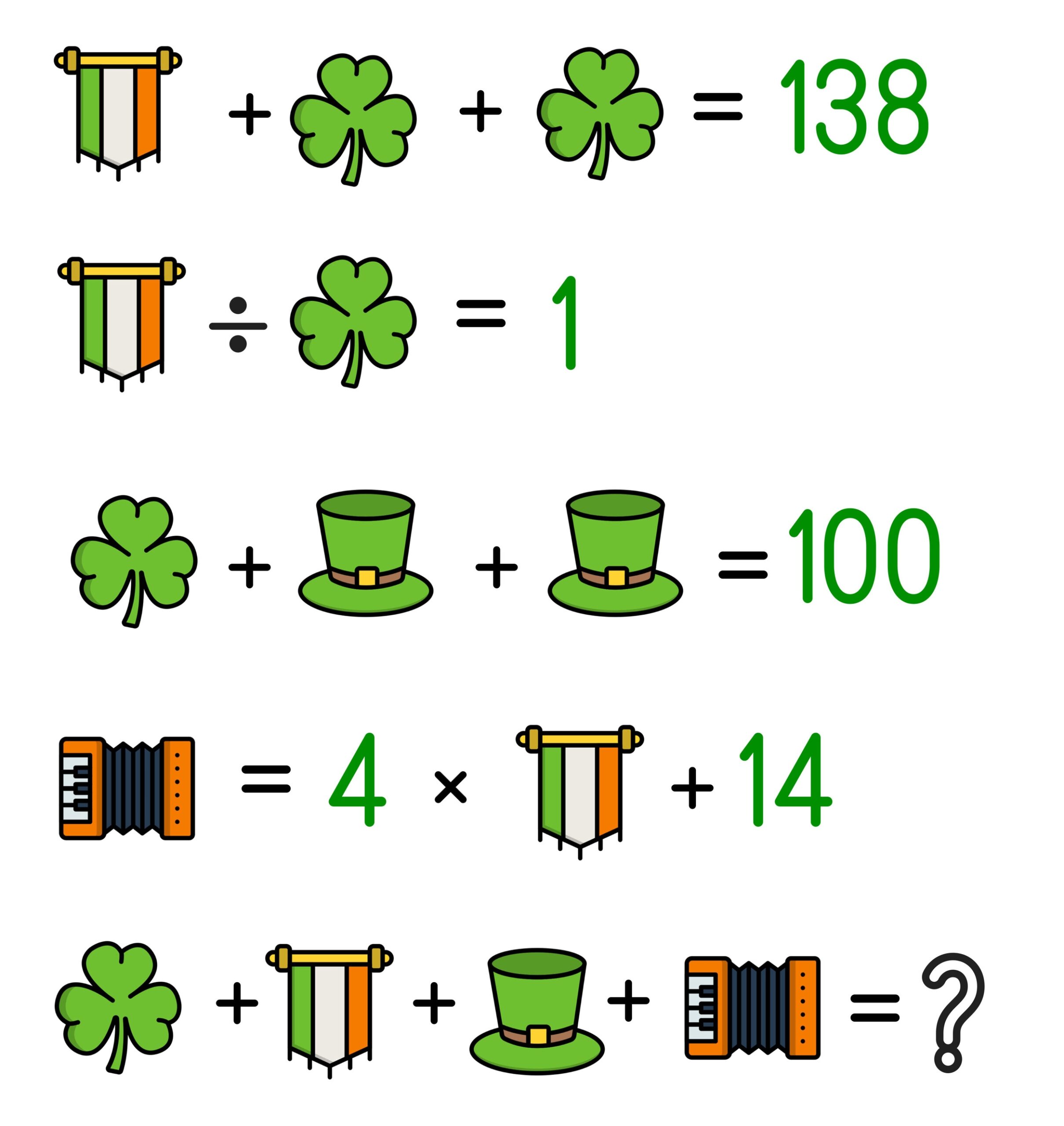 Free St Patrick s Day Math Activities For Grades K 8 Mashup Math