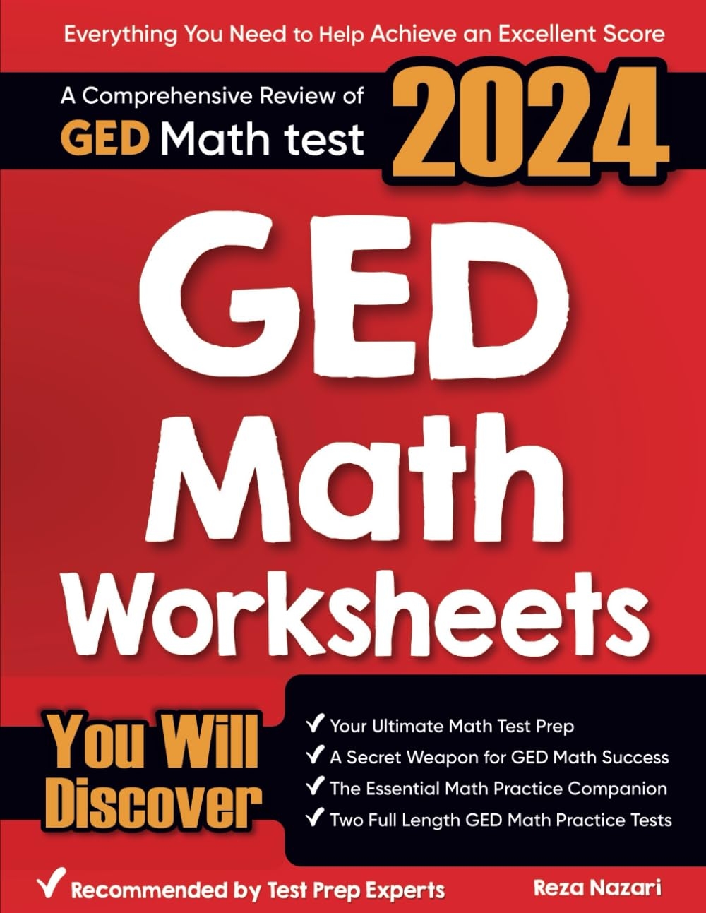 GED Math Worksheets A Comprehensive Review Of GED Math Test Nazari Reza 9781637197080 Amazon Books GED Math Worksheets A Comprehensive Review Of GED Math Test Nazari Reza 9781637197080 Amazon Books