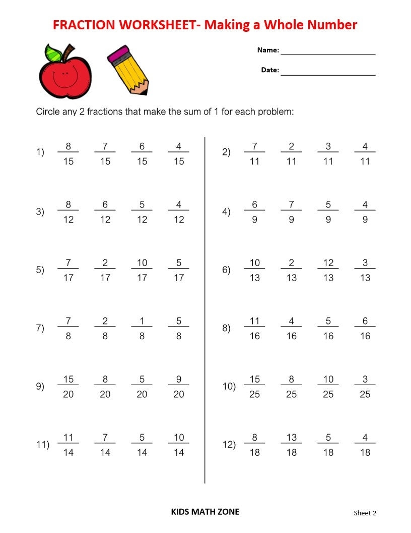 math worksheets grade 2