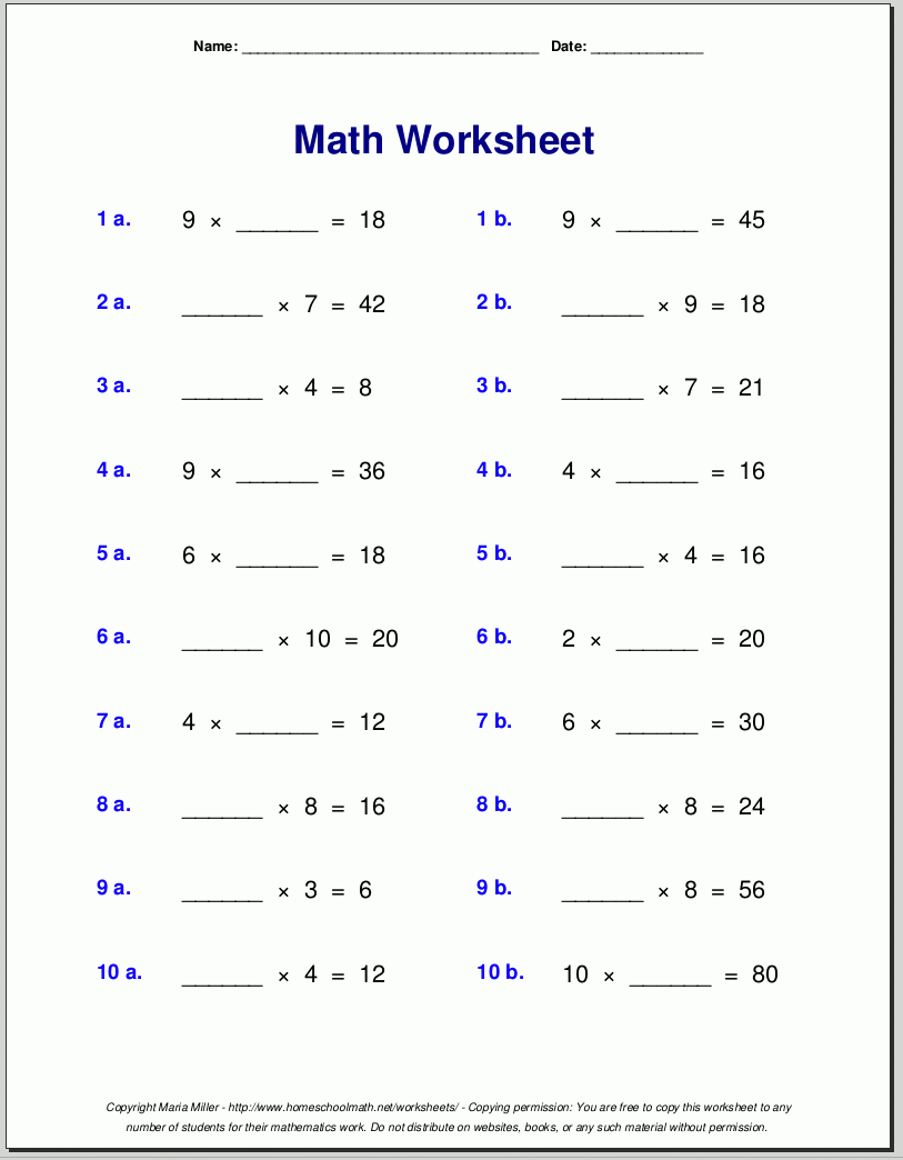 math worksheets for 4th graders free math worksheets for 4th graders free