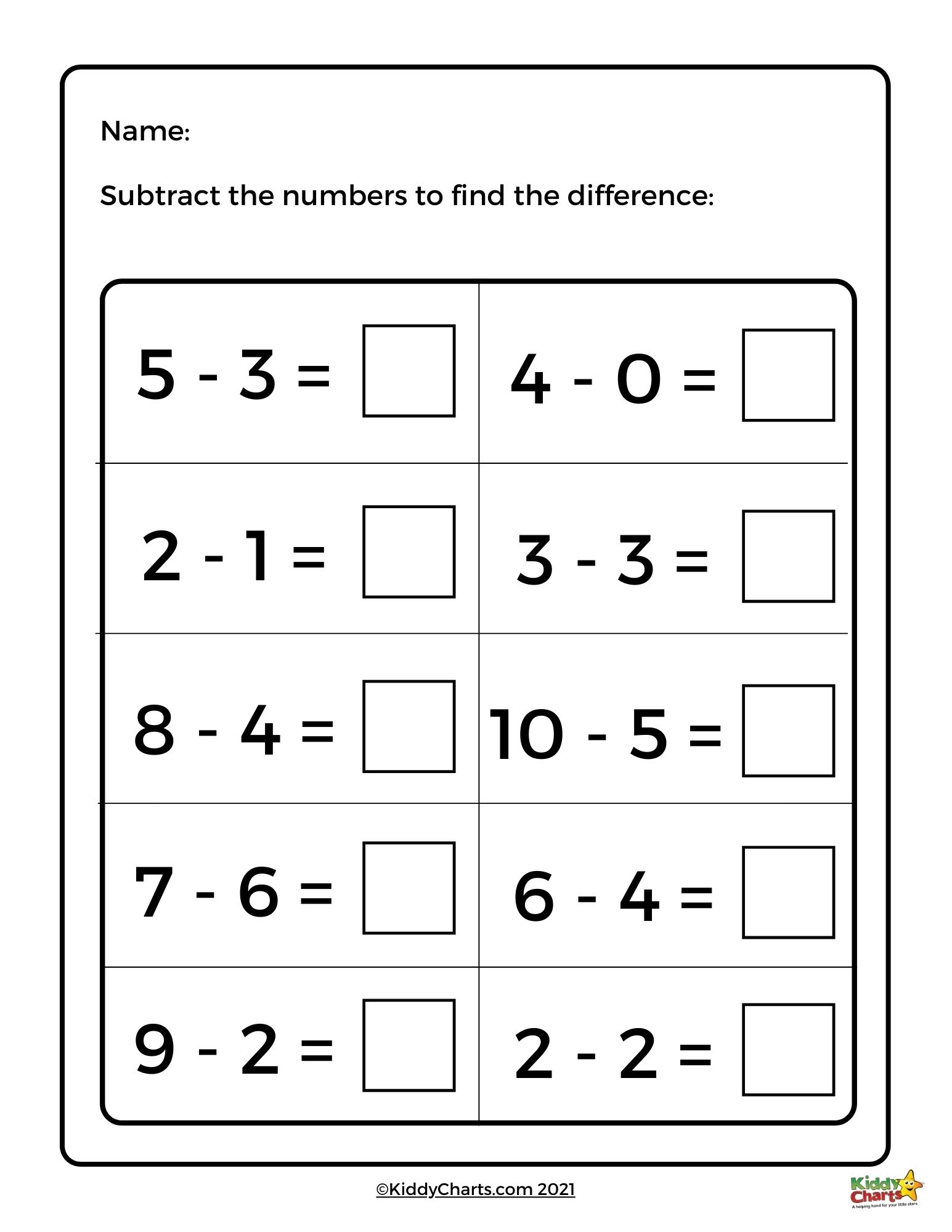 Math In Kindergarten Worksheets