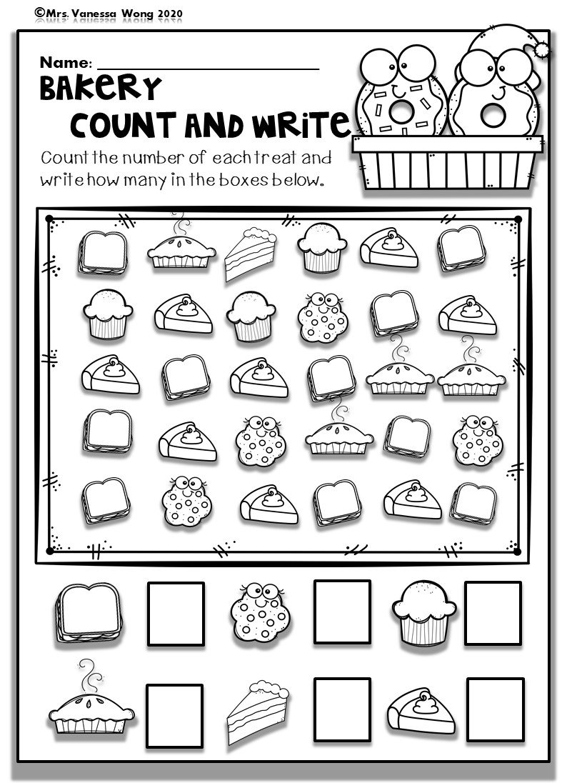 Math Counting Worksheets