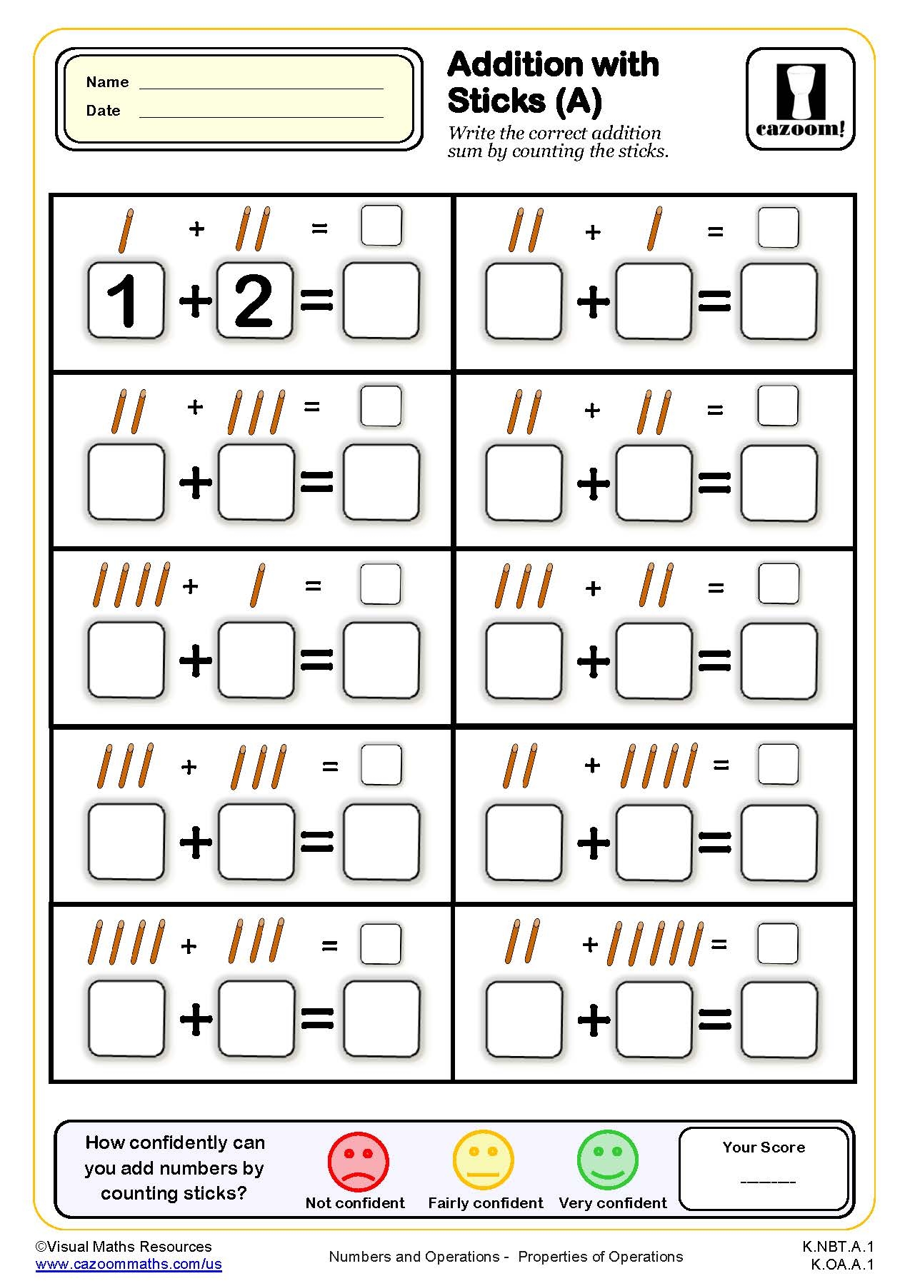 Kindergarten Math Worksheets PDF Printable PDF Worksheets