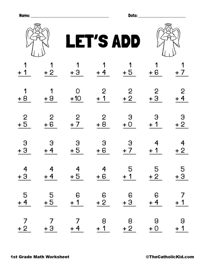 adding math worksheets