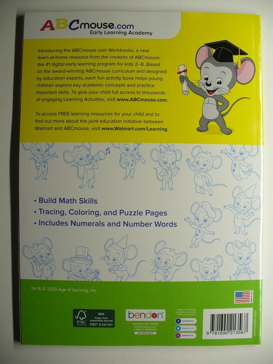 abc mouse preschool math worksheets