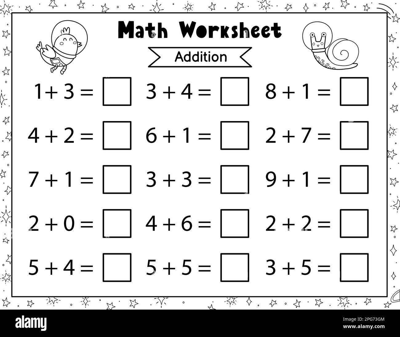 math worksheet for