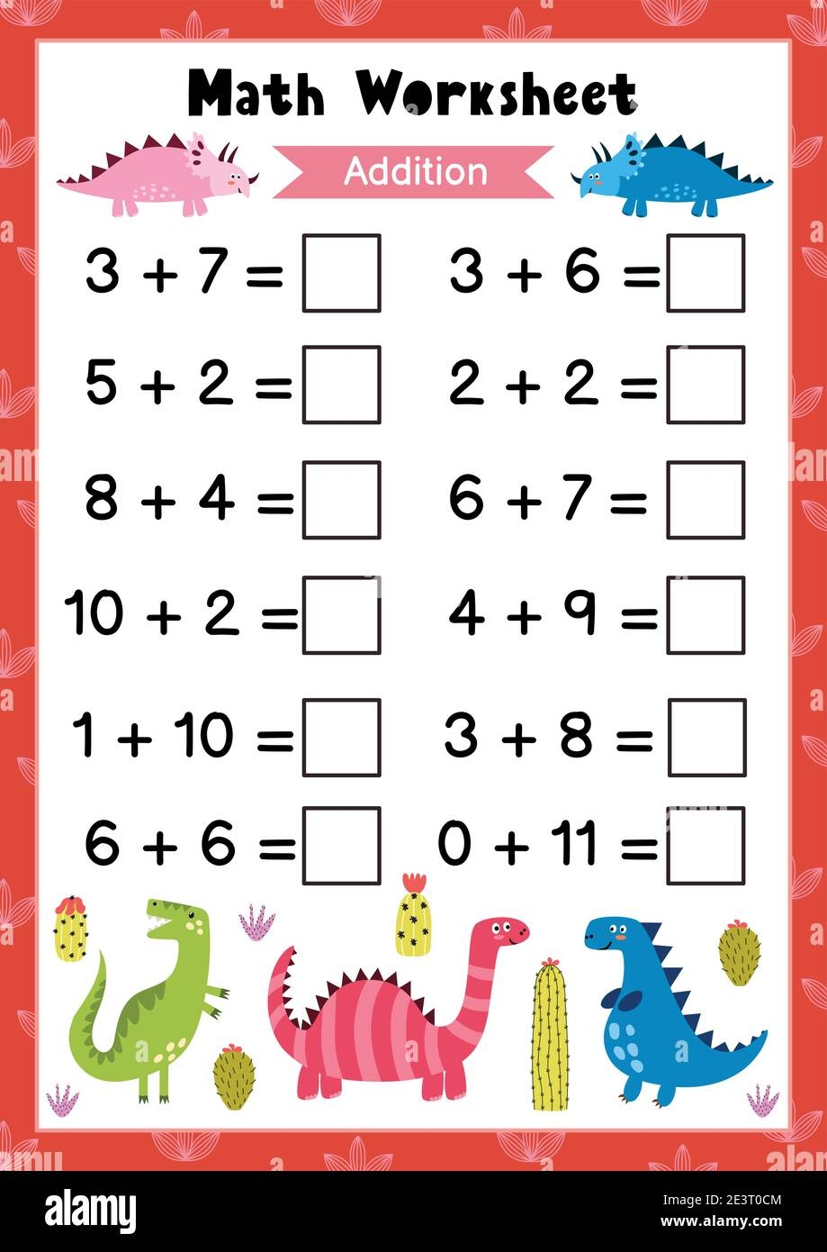 Math Worksheet For Kids