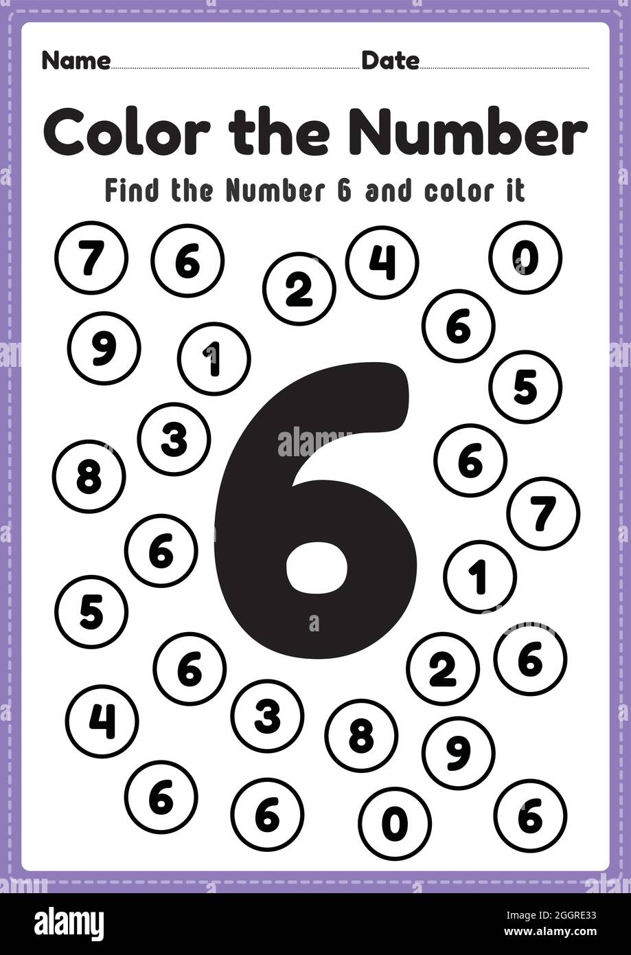 Worksheet For Nursery Maths