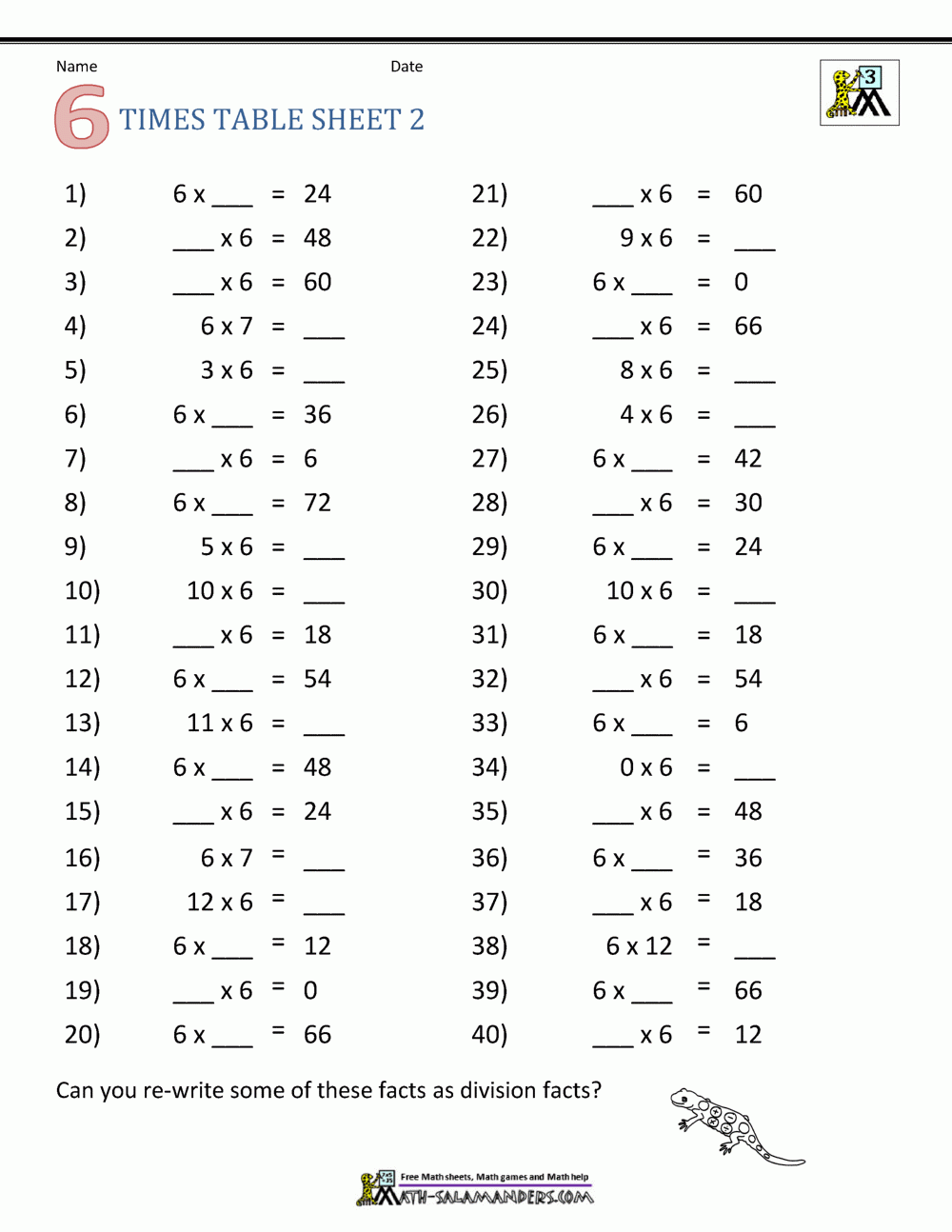 3rd grade math worksheets multiplication