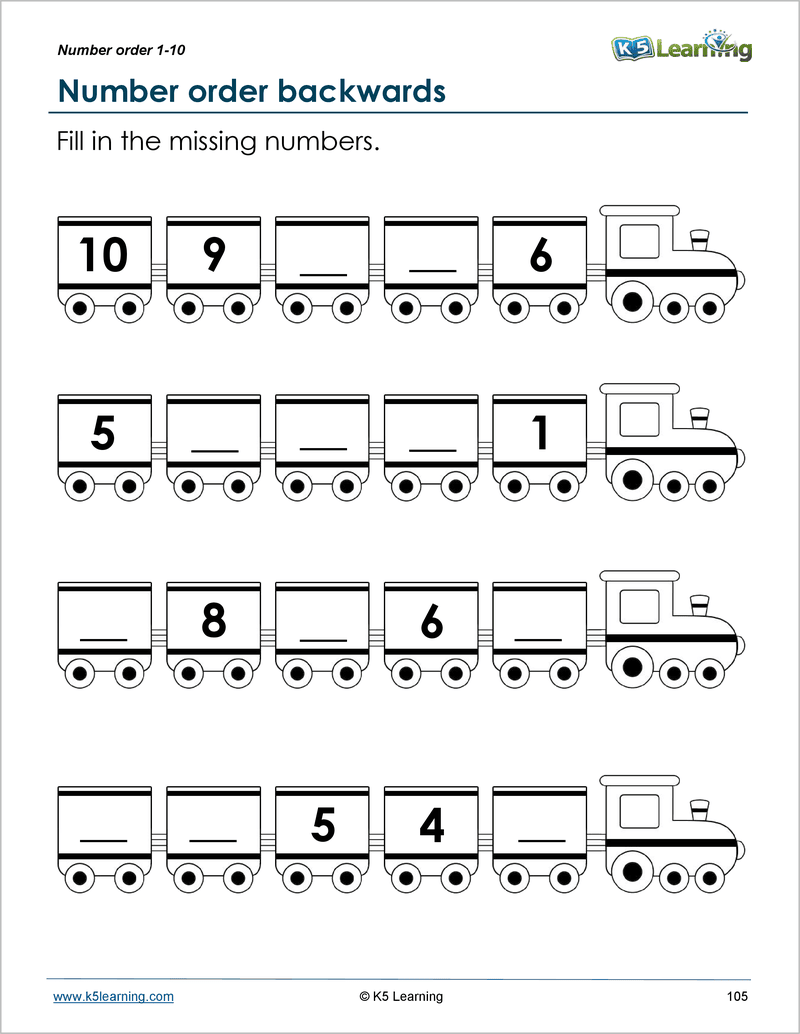k5 math worksheets