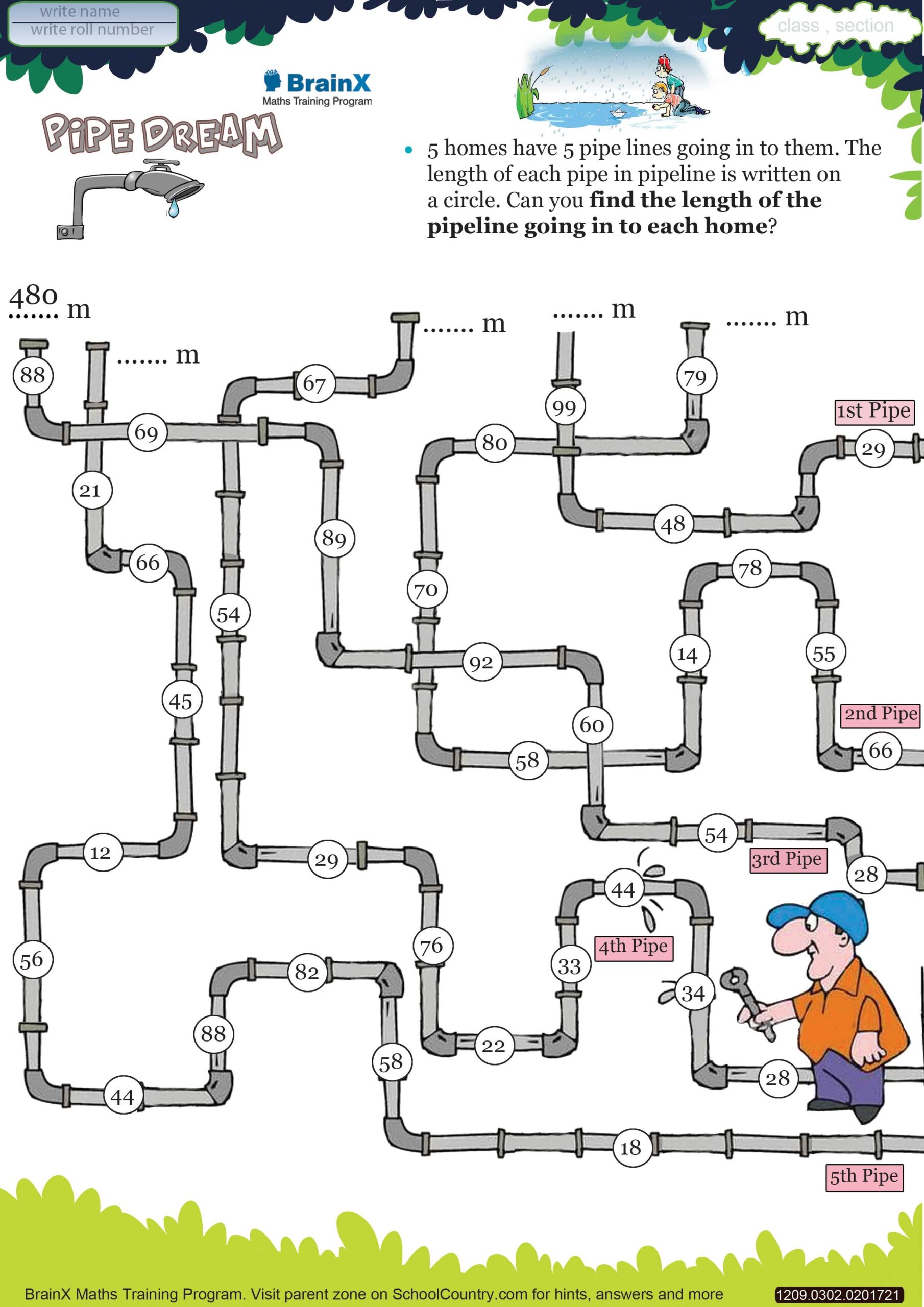 Printable Addition Math Olympiad Worksheets For Kids Of Grade 3 Pipe Dream