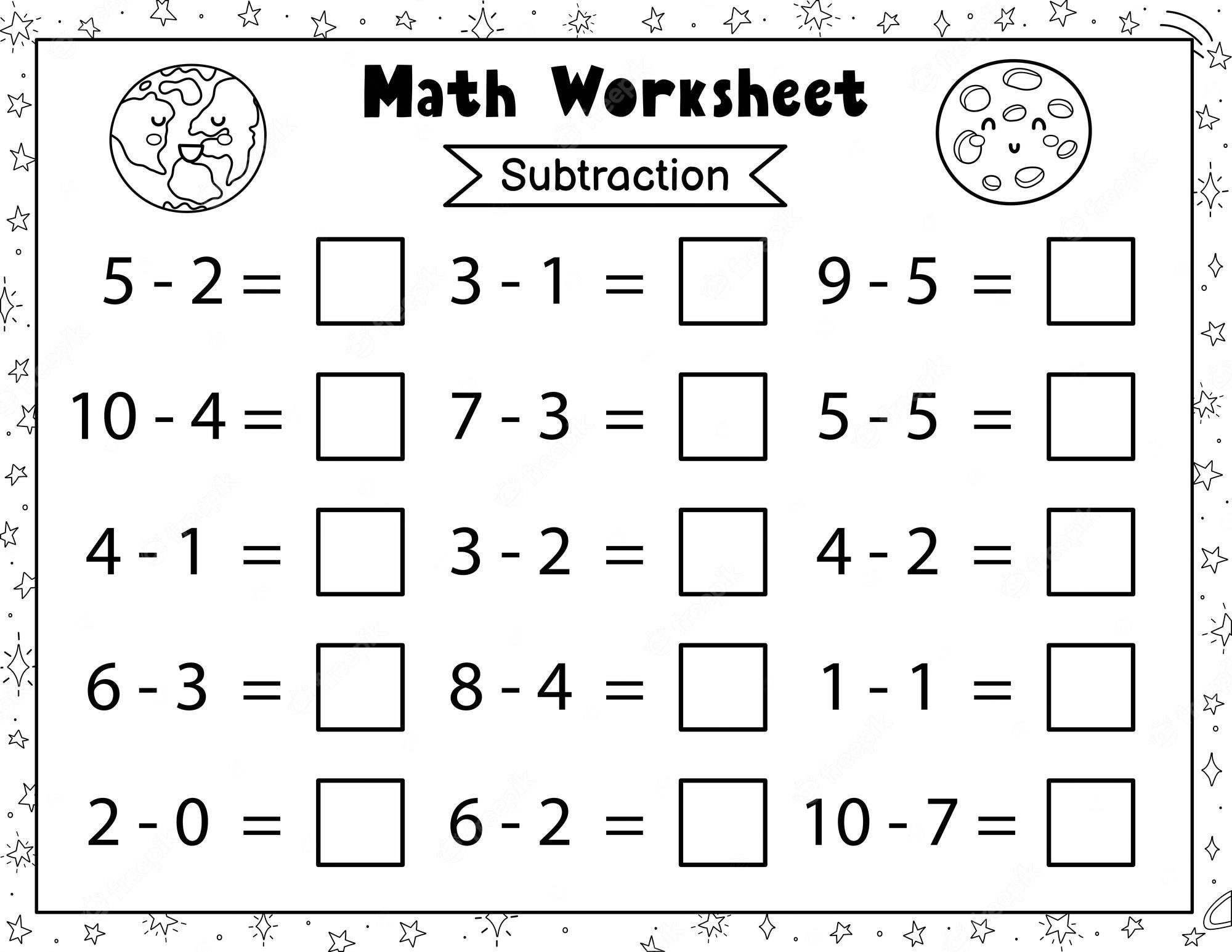 math worksheets for 1st graders