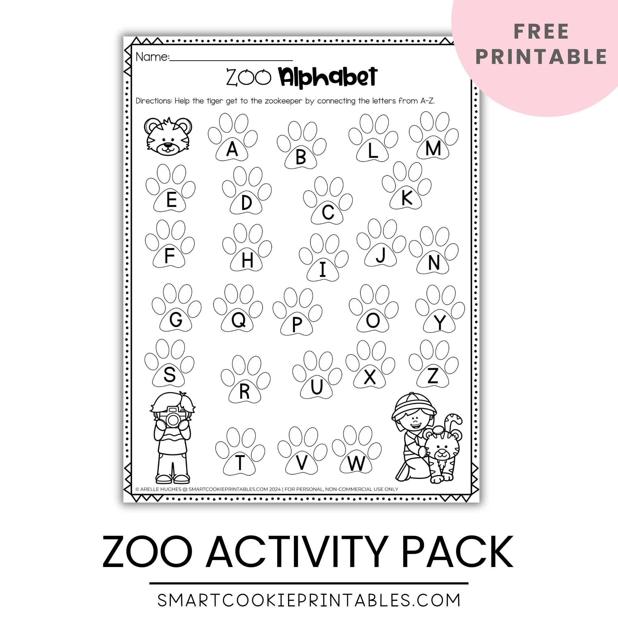 10 Zoo Animal Worksheets For Preschool And Kindergarten Free Printable Smart Cookie Printables 10 Zoo Animal Worksheets For Preschool And Kindergarten Free Printable Smart Cookie Printables