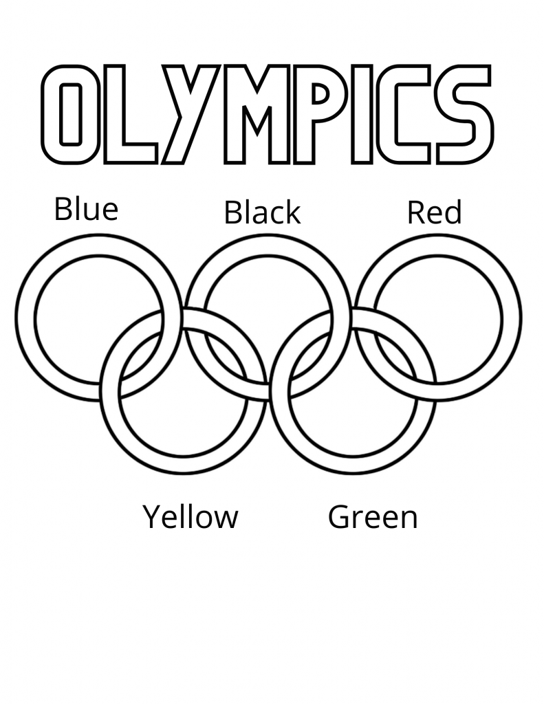 15 Free Olympic Printables For Kids Coloring Pages Medal Count Score Sheets Bingo And More 