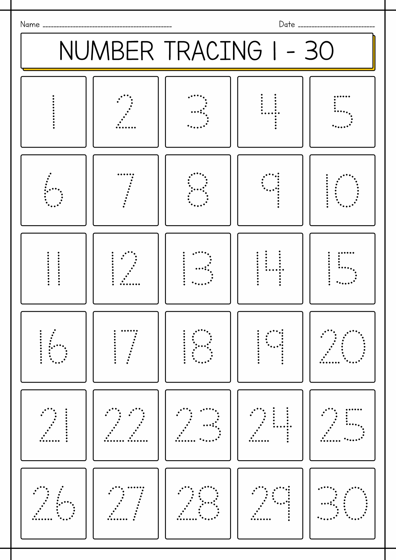 Free Printable Preschool Writing Worksheets