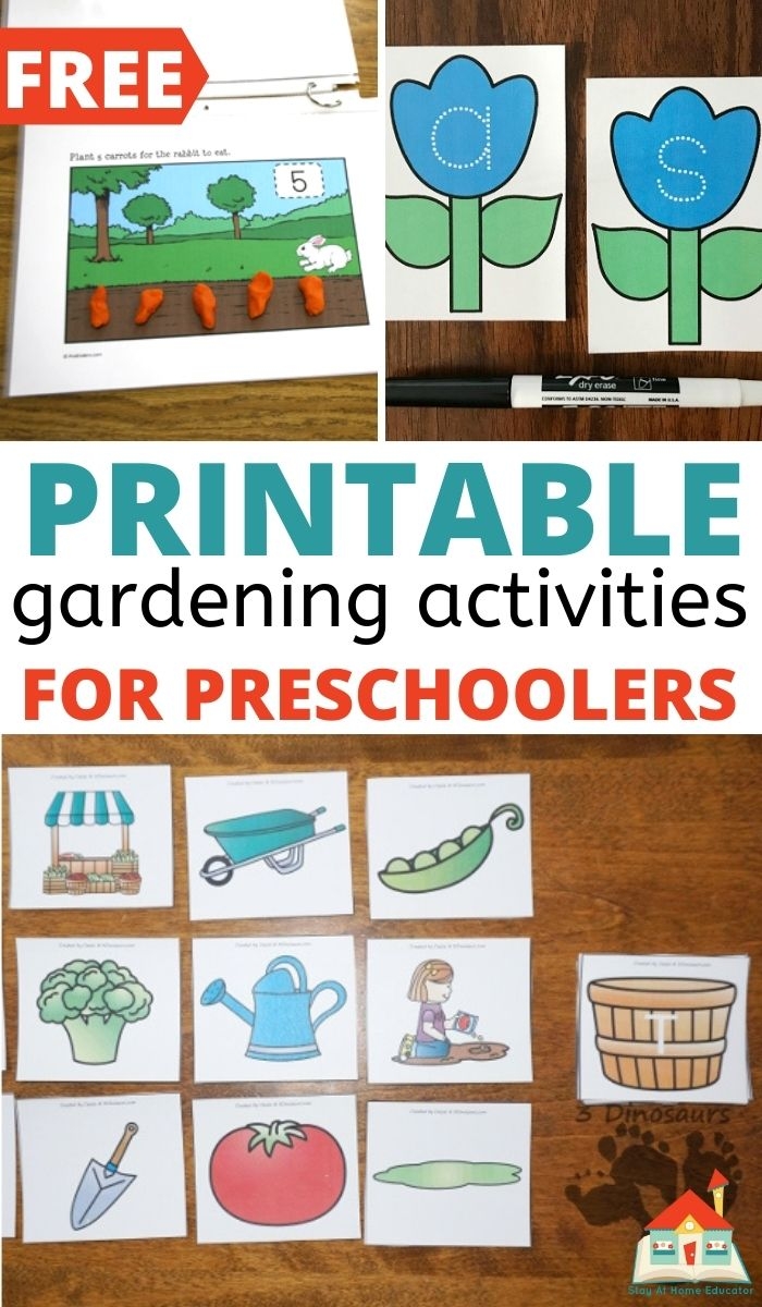 Free Printable Gardening Worksheets Preschool