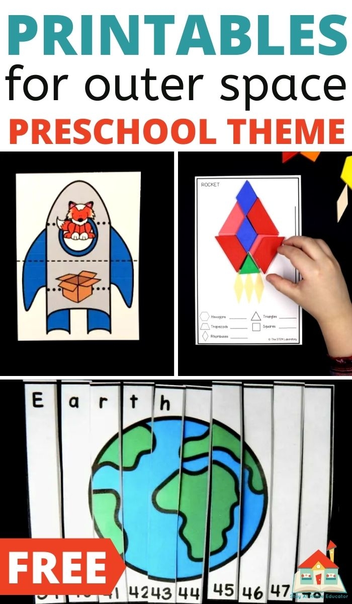 20 Space Printables For Preschoolers Stay At Home Educator