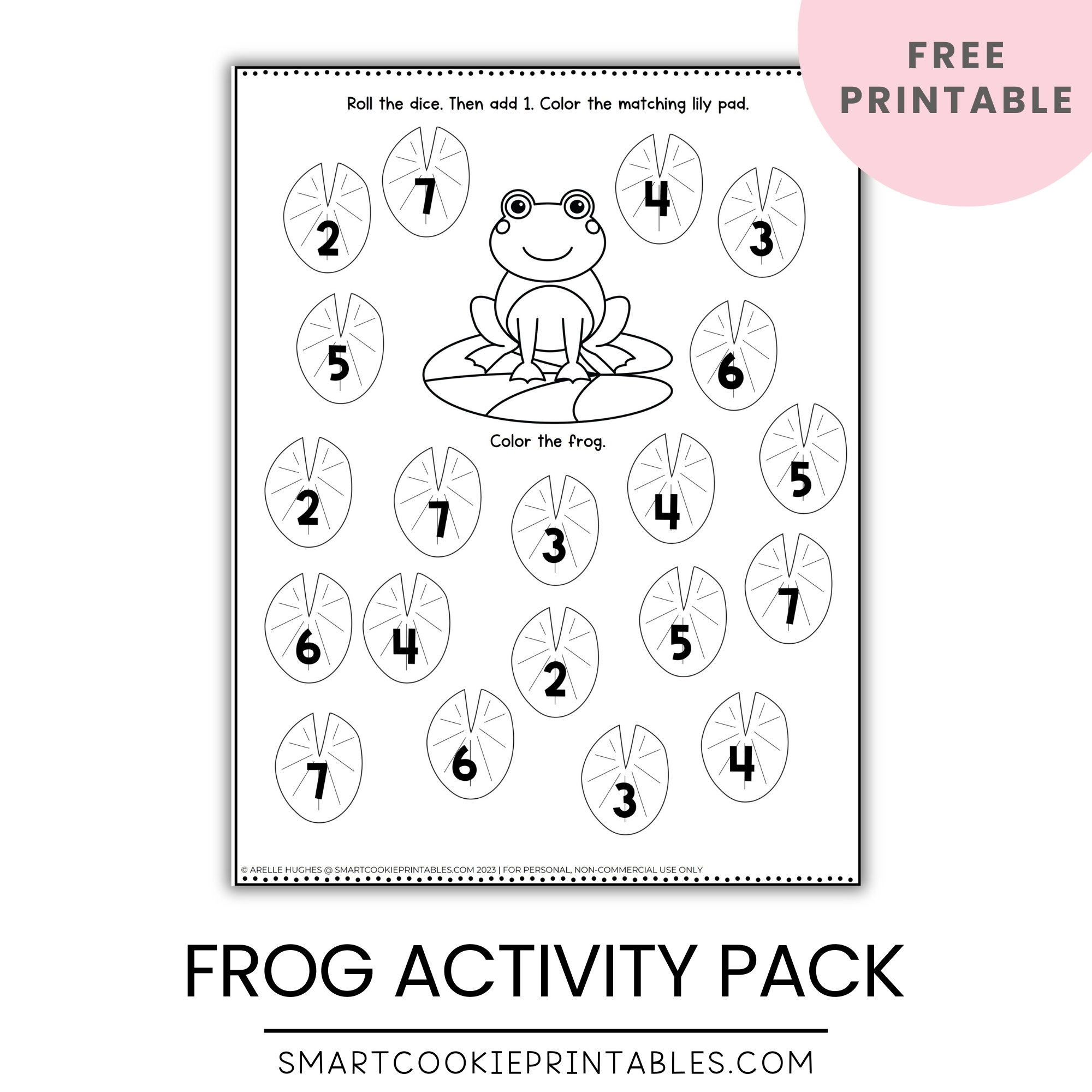 Free Printable Frog Math Worksheets For Preschoolers