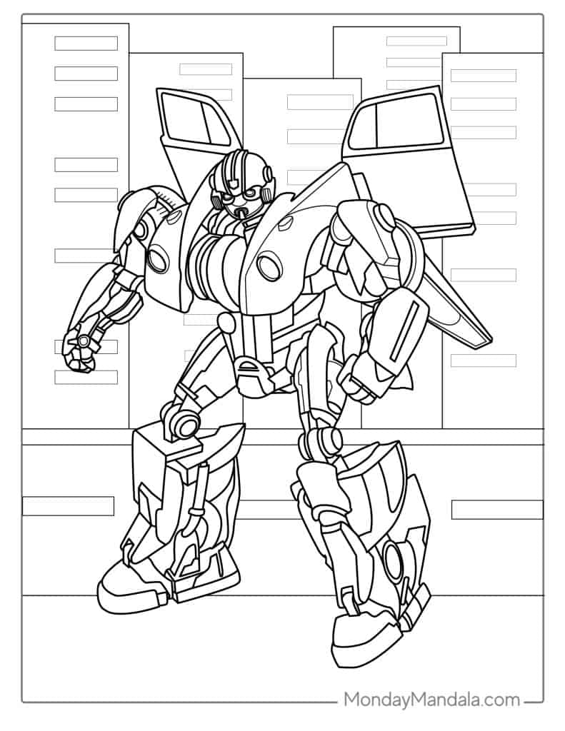 50 Transformers Coloring Pages Free PDF Printables 