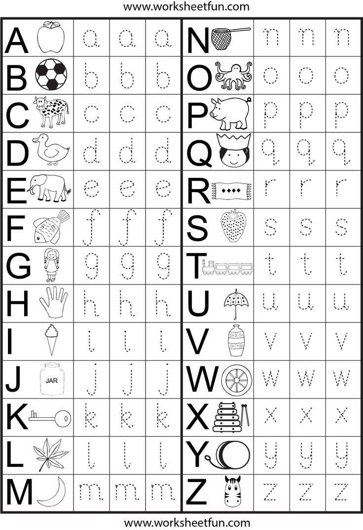 abc preschool worksheets printables free