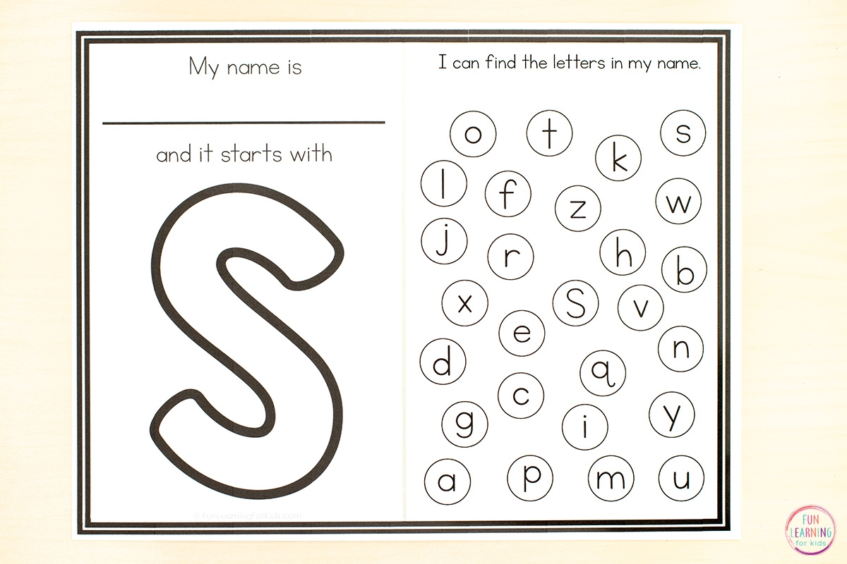 All About Me Name Worksheets Letters In My Name
