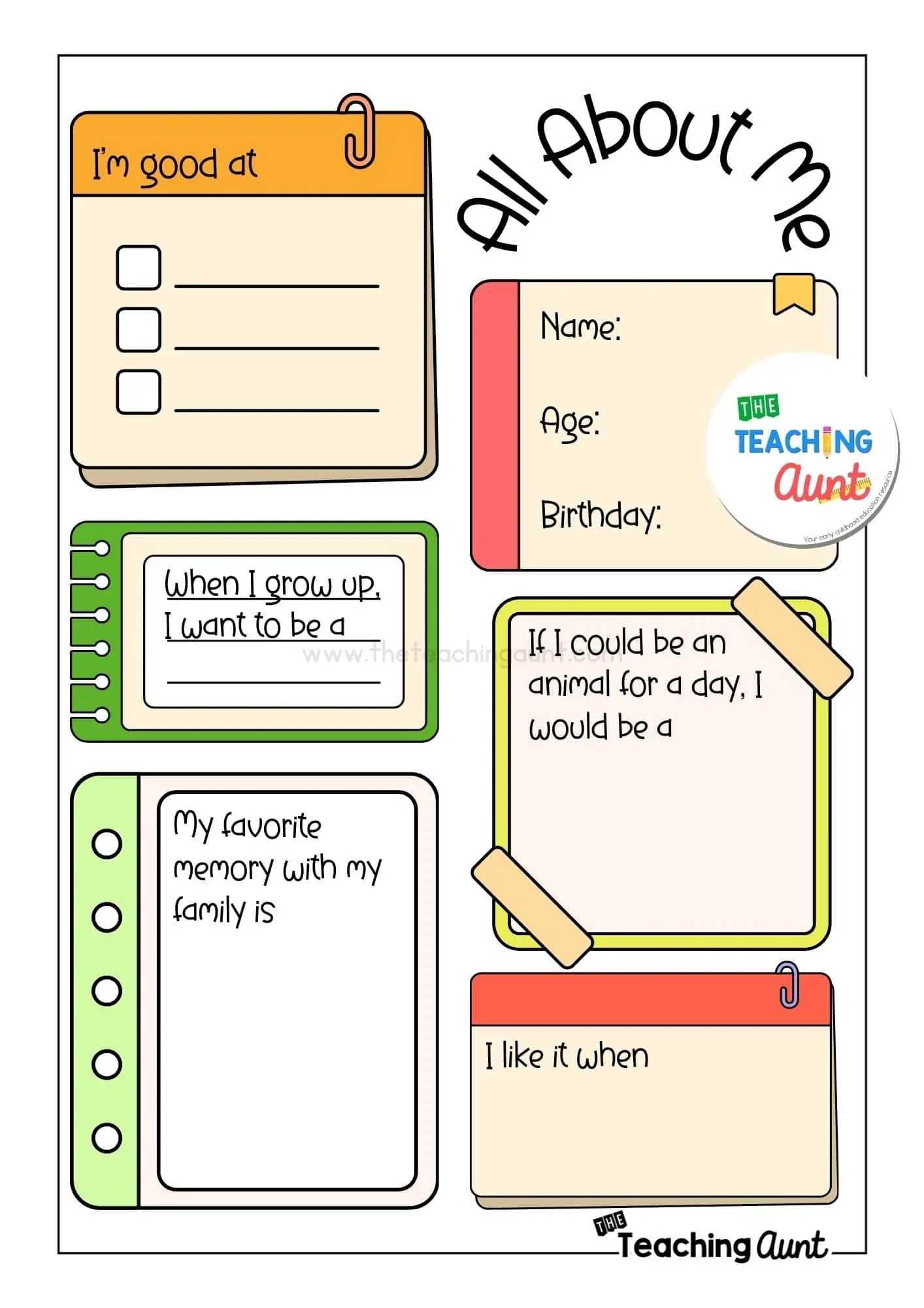 all about me worksheet preschool printable all about me worksheet preschool printable