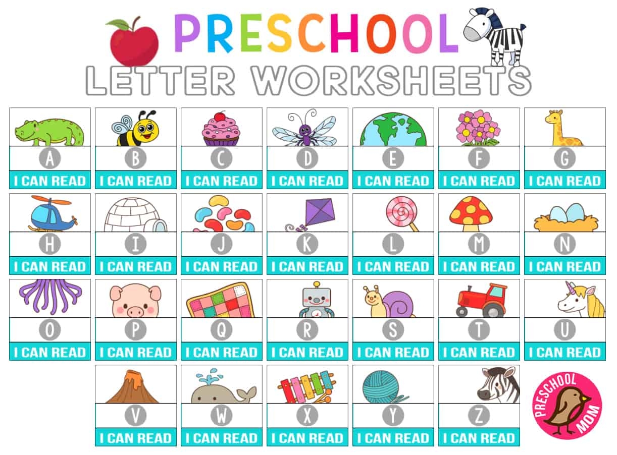 Abc Preschool Worksheets Printables Free