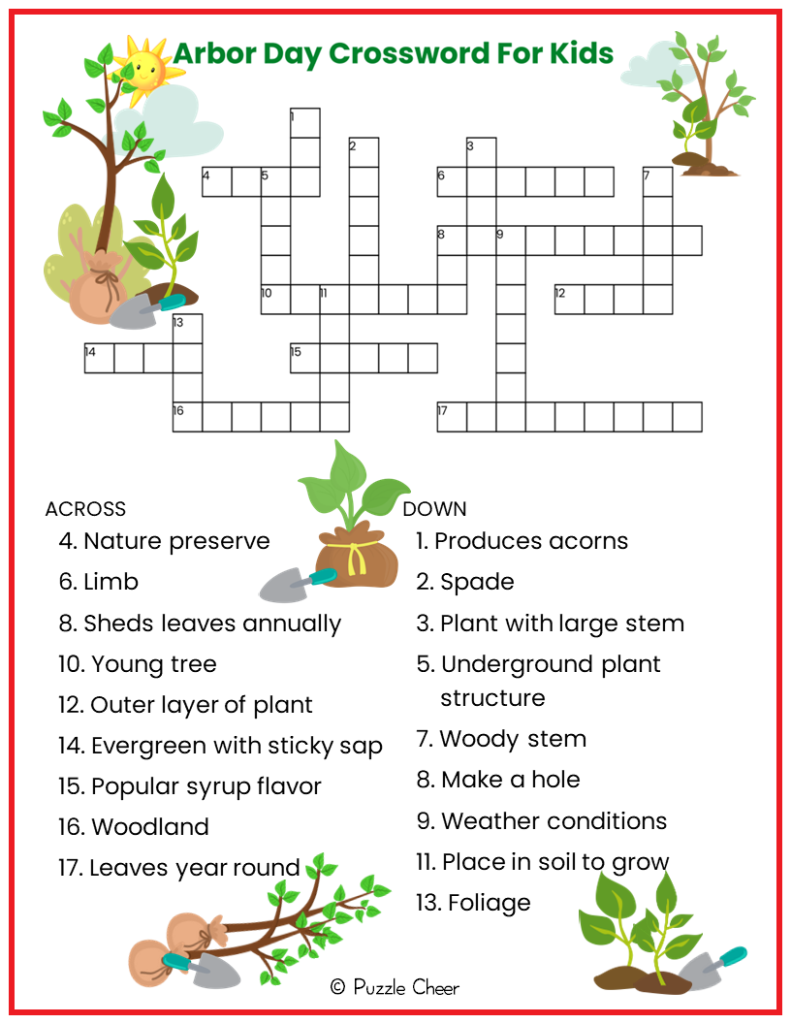 Free Printable Preschool Arbor Day Worksheets