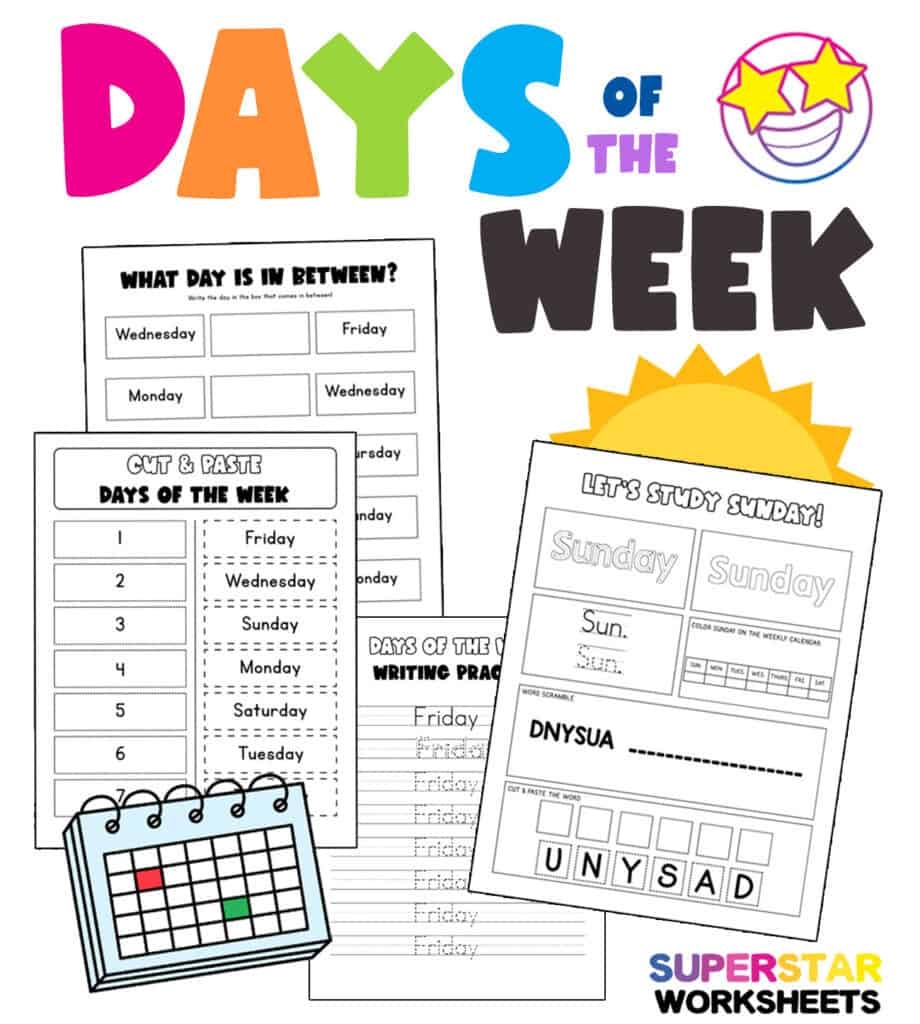 Free Printable Preschool Calendar Worksheets