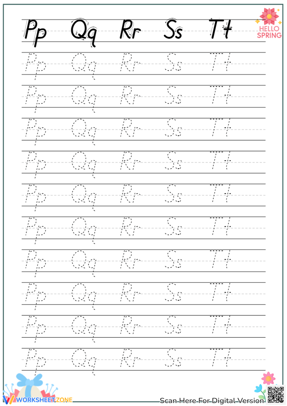 D nealian Worksheets