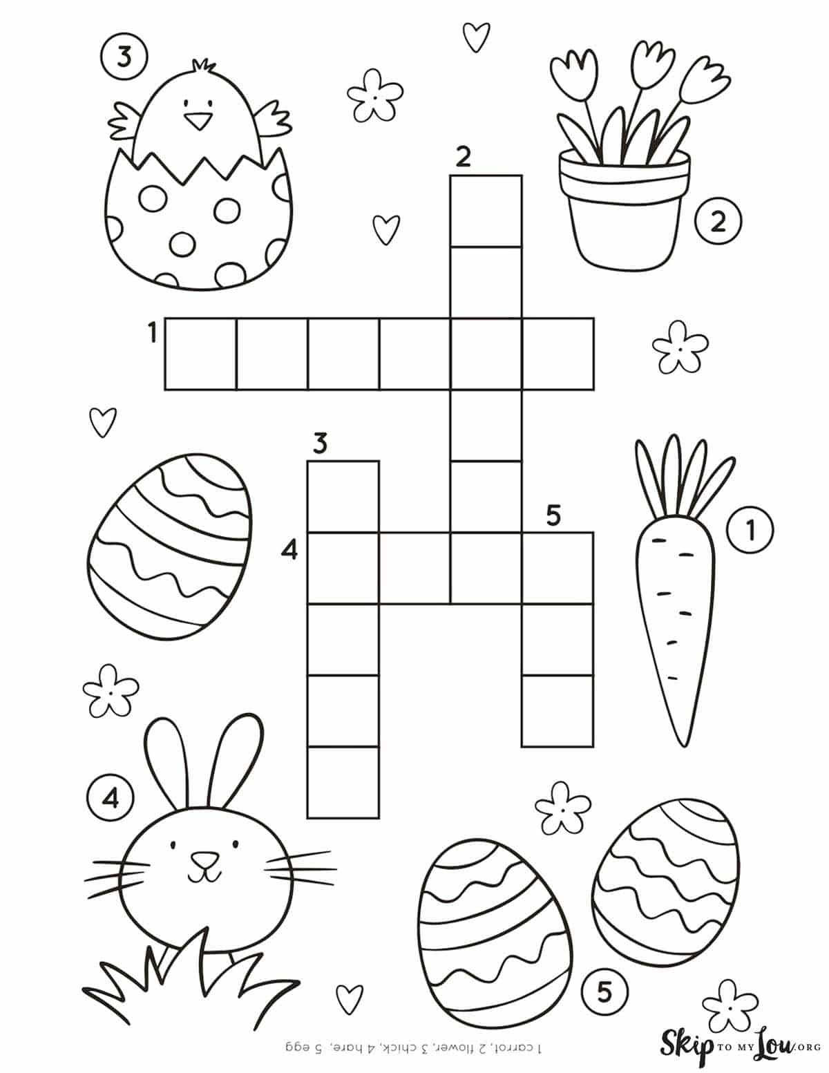 printable easter worksheets for preschool