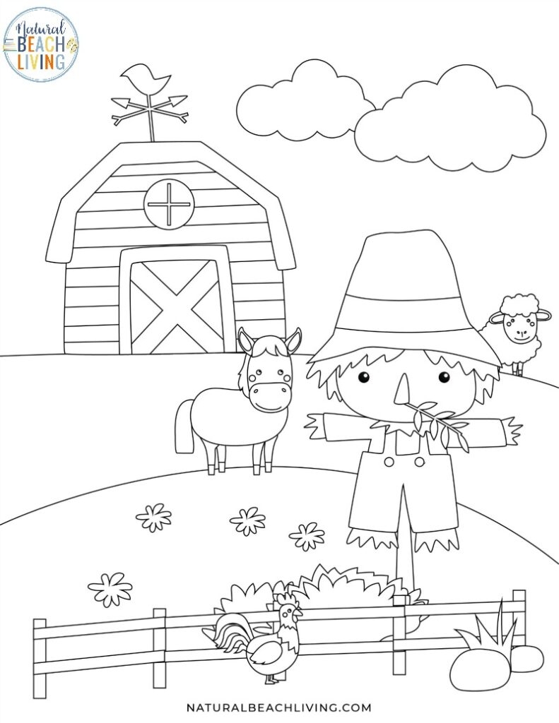 free printable farm worksheets for preschoolers