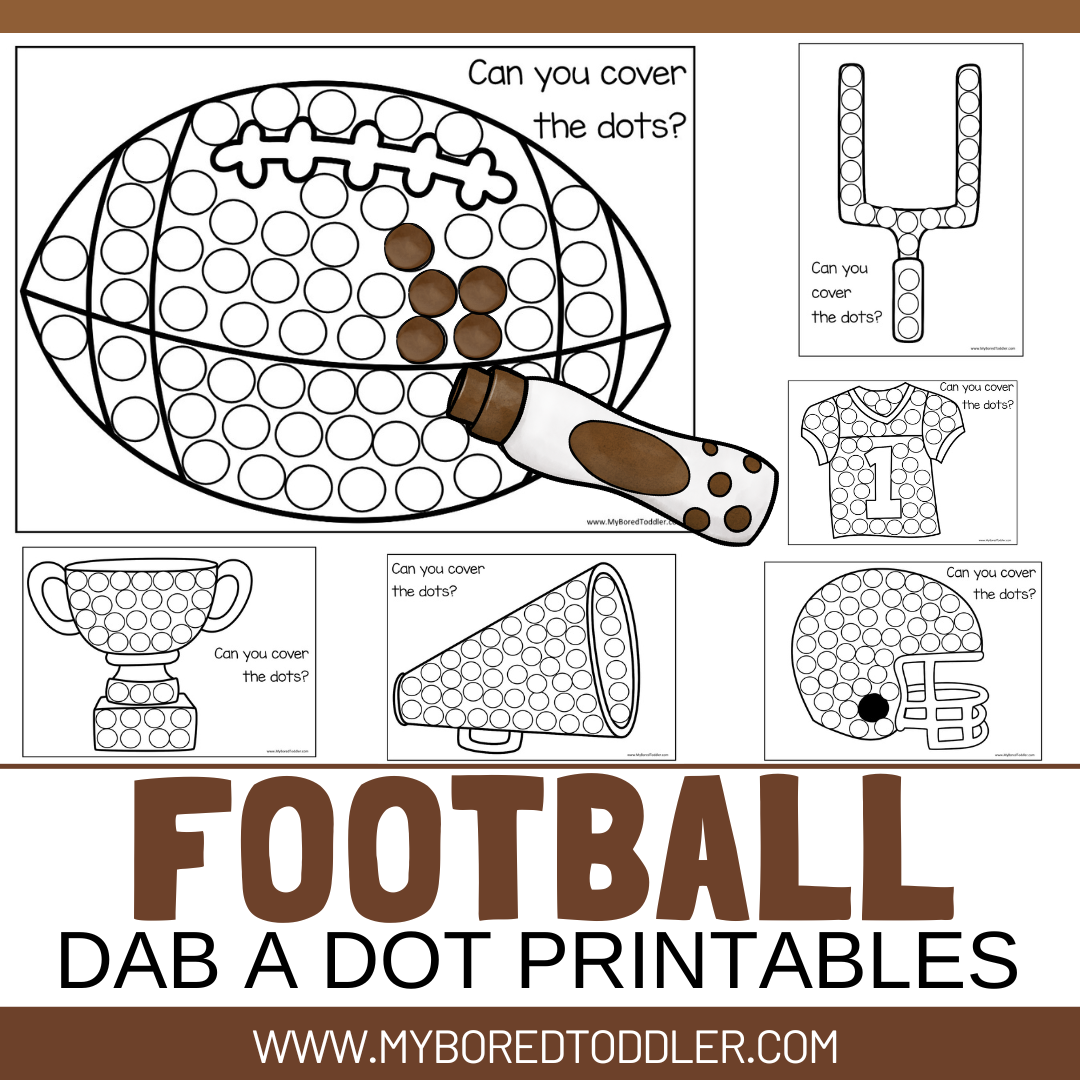 Printable Football Worksheets For Preschoolers
