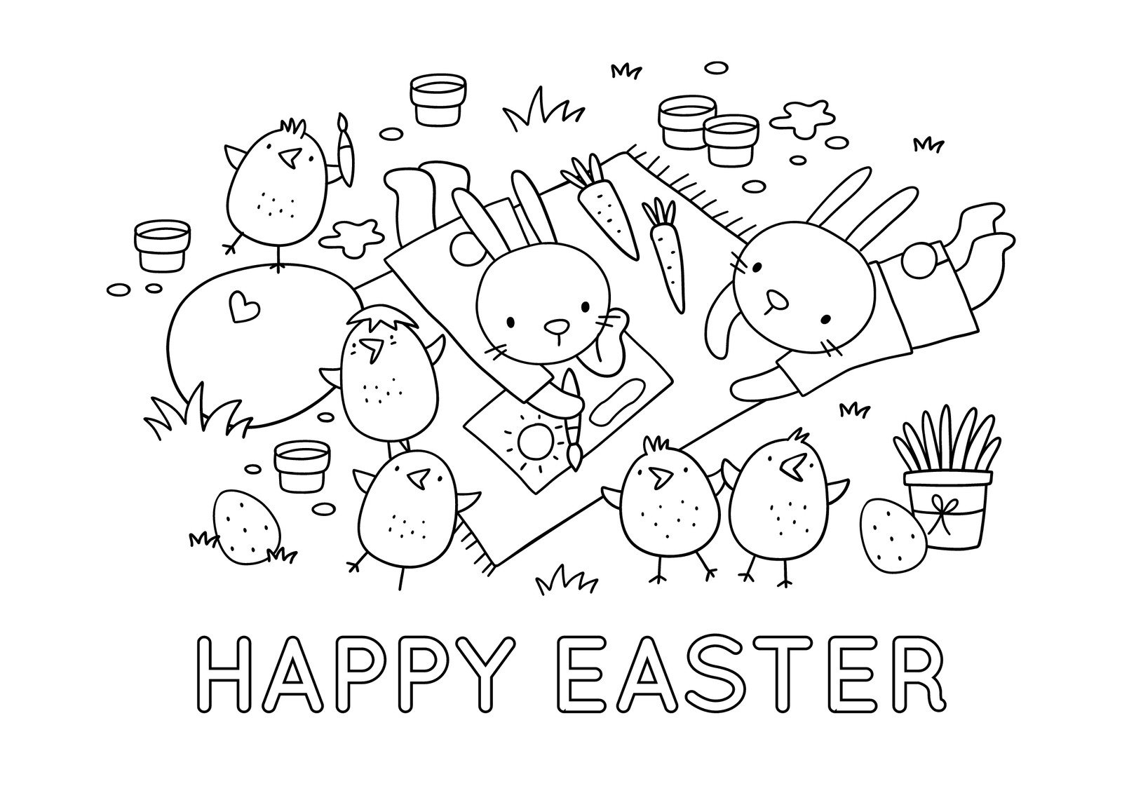 Free Printable Easter Worksheets For Preschoolers