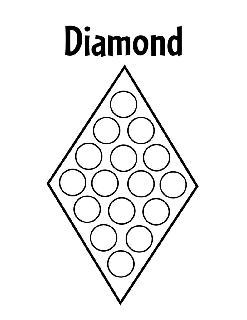 Free Diamond Worksheets For Preschool The Hollydog Blog Free Diamond Worksheets For Preschool The Hollydog Blog